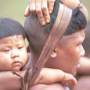 Brazilian Indian mother and child