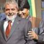 Brazilian president Lula and Bolivian counterpart Morales