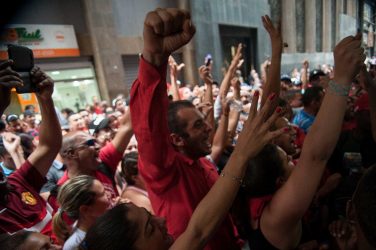 Homeless hold a protest in São Paulo