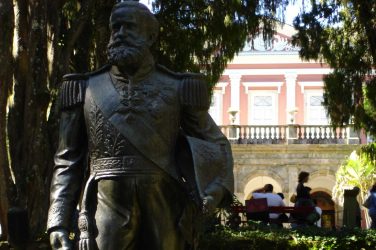 Statue of Brazilian emperor Dom Pedro II in Petrópolis, Rio de Janeiro