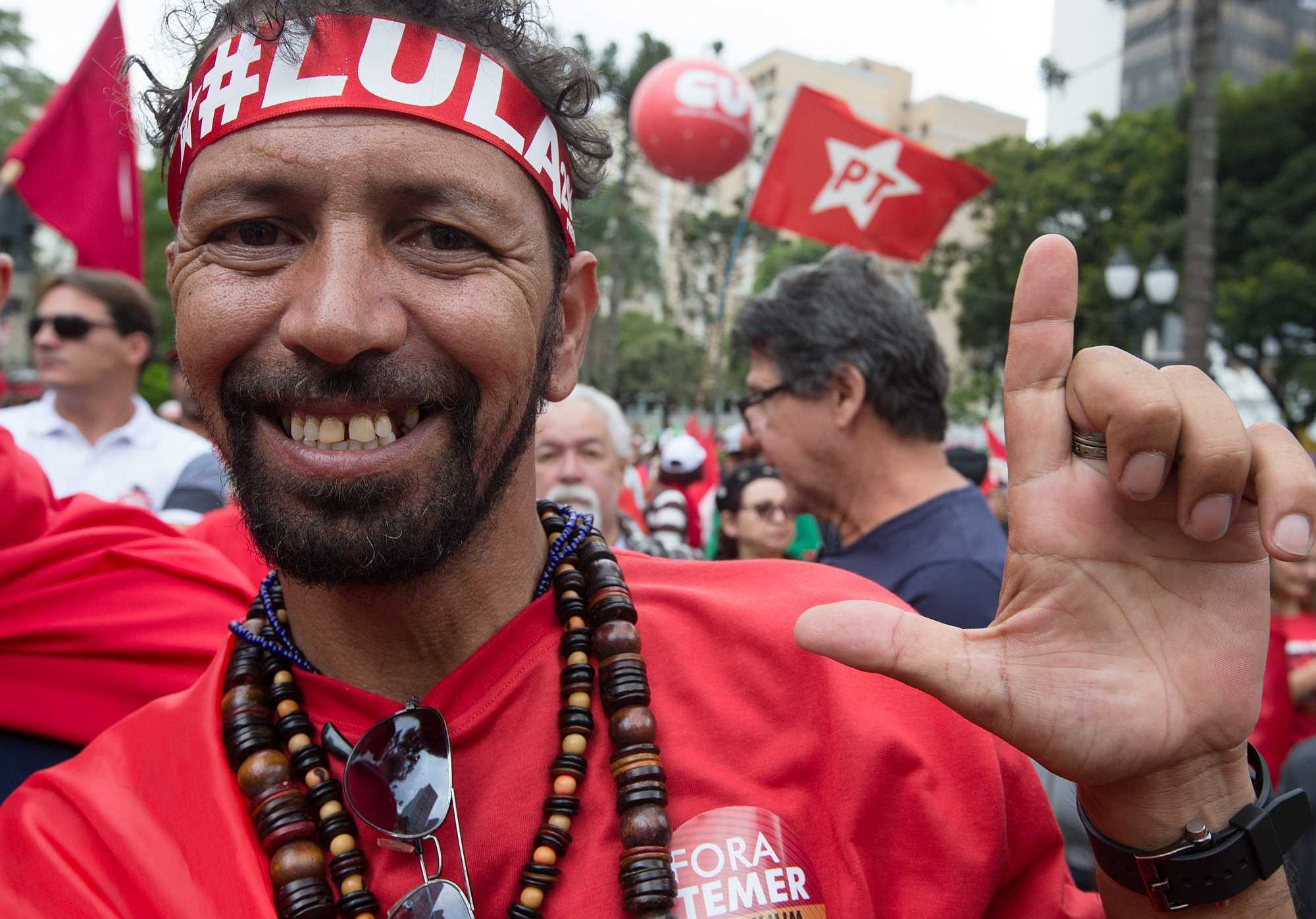 Protest against Temer in Curitiba, Paraná state - Lula Marques/Ag PT