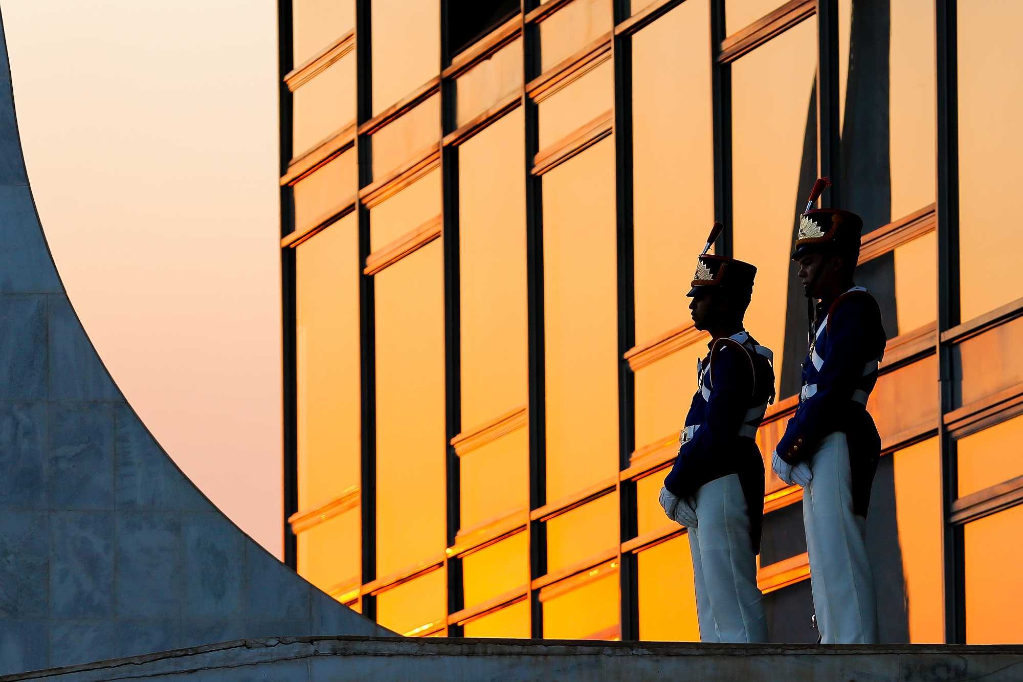 Independence Dragons, the ceremonial police in charge of Palácio do Planalto, the presidential office - Photo: Carolina Antunes/PR