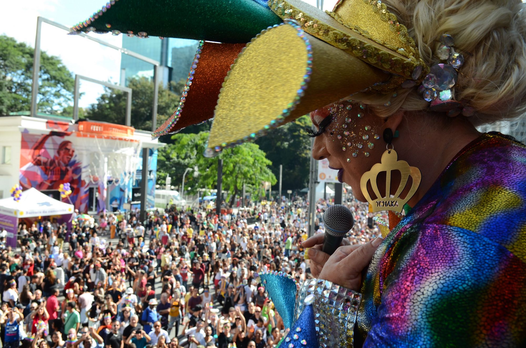 São Paulo Gay Parade in São Paulo - Rovena Rosa/Ag. Brasil