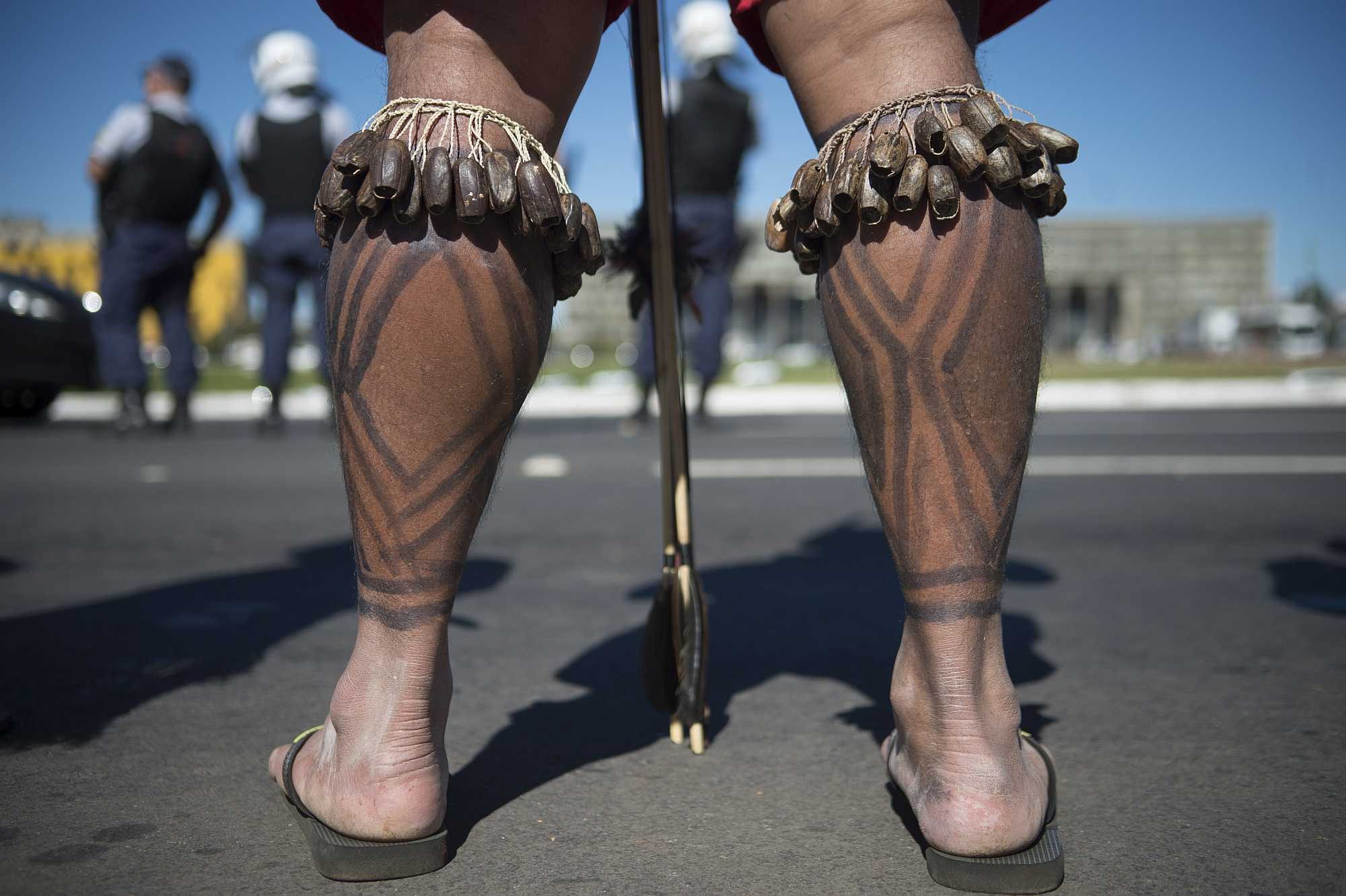 Brazilian Indians protest in Brazilian capital Brasília - ABr