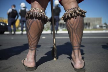 Brazilian Indians protest in Brazilian capital Brasília - ABr