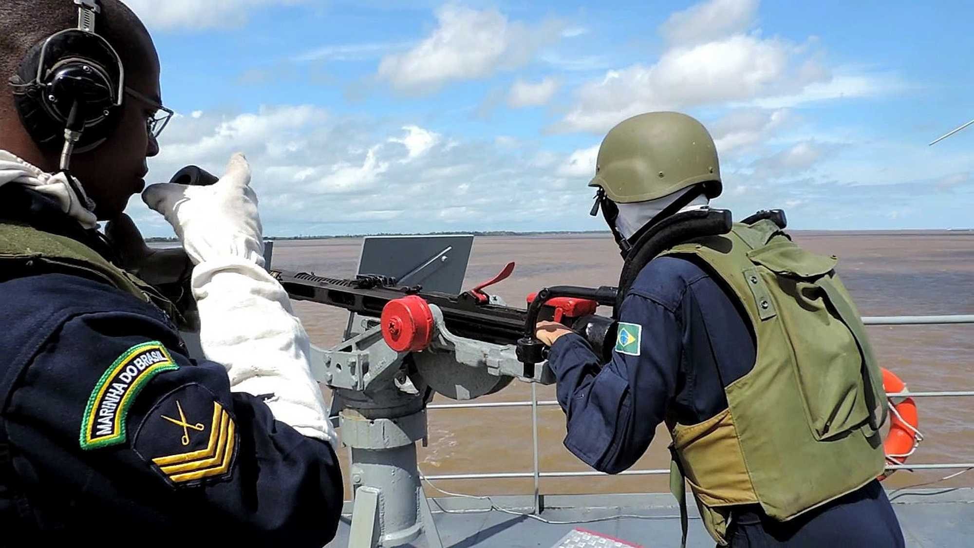 Operation Ribeirex is held annually by the Brazilian Navy - Seaman Jhoni Saulo da Silva Guimarães, Brazilian Navy