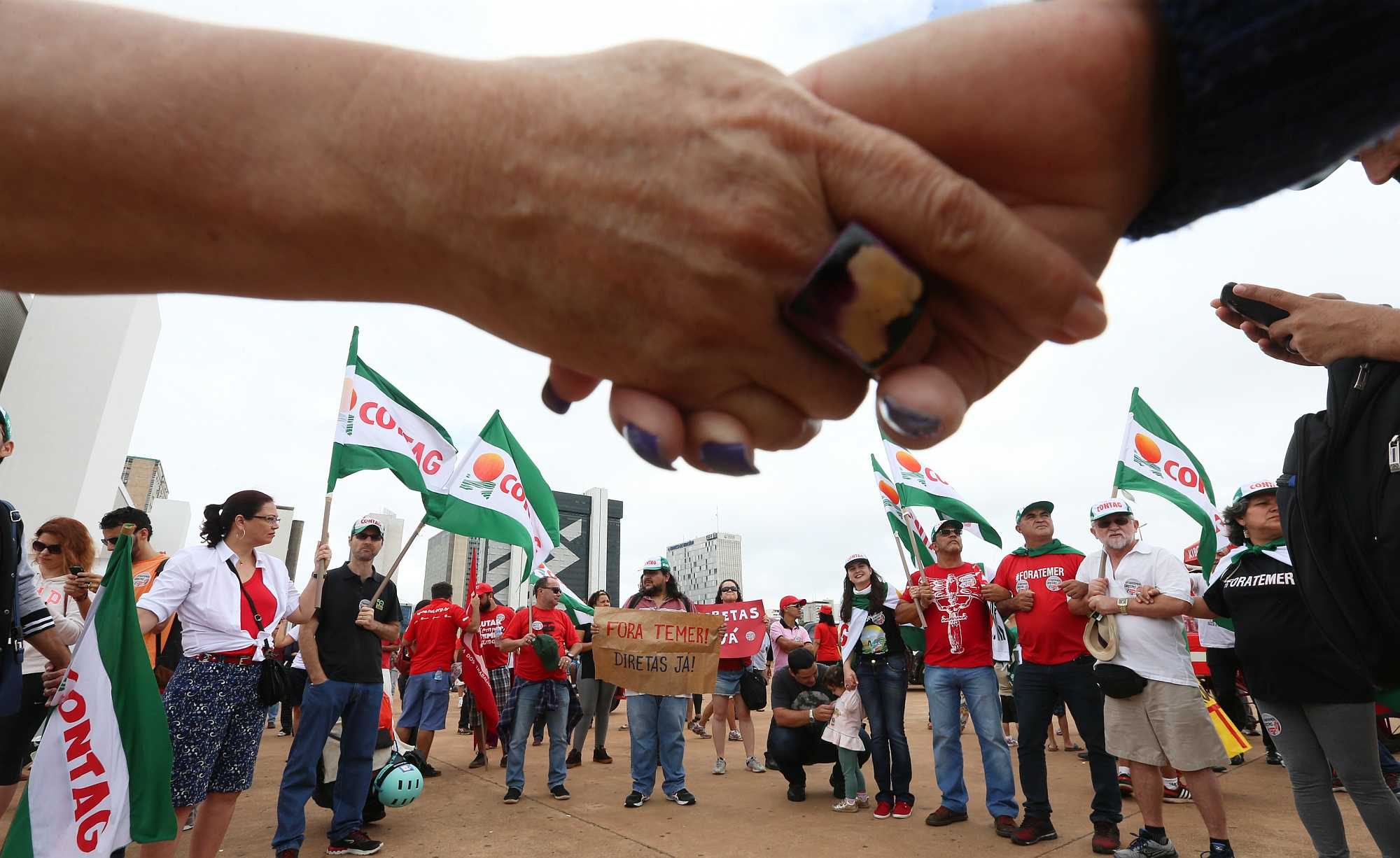 Protest against president Michel Temer - Lula Marques/AGPT