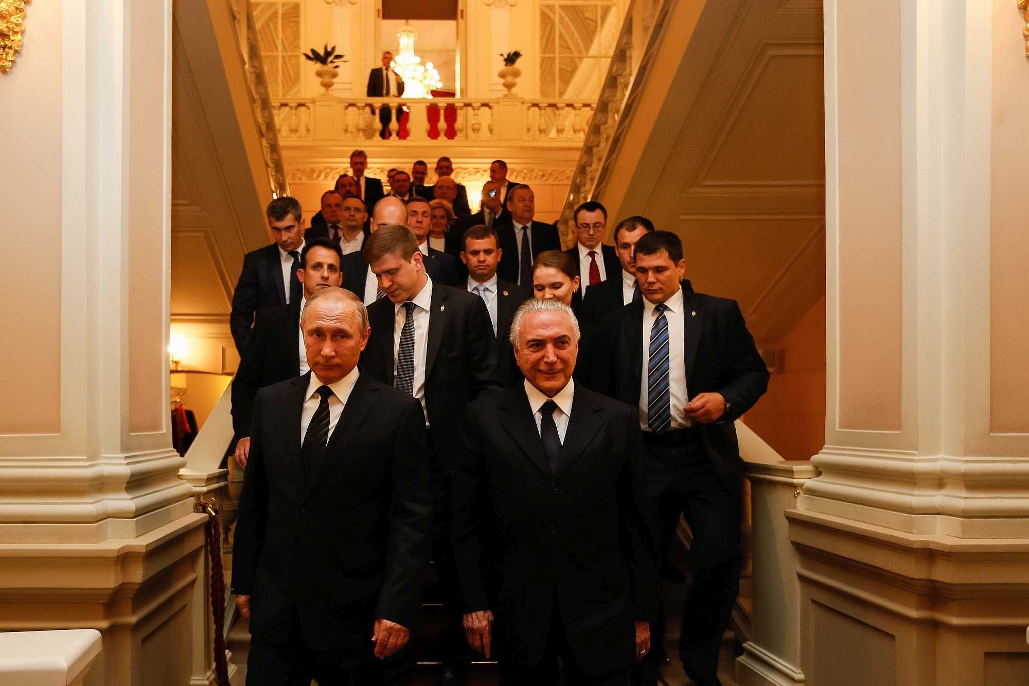 Brazilian president Michel Temer in Moscow for an official visit - Beto Barata/PR