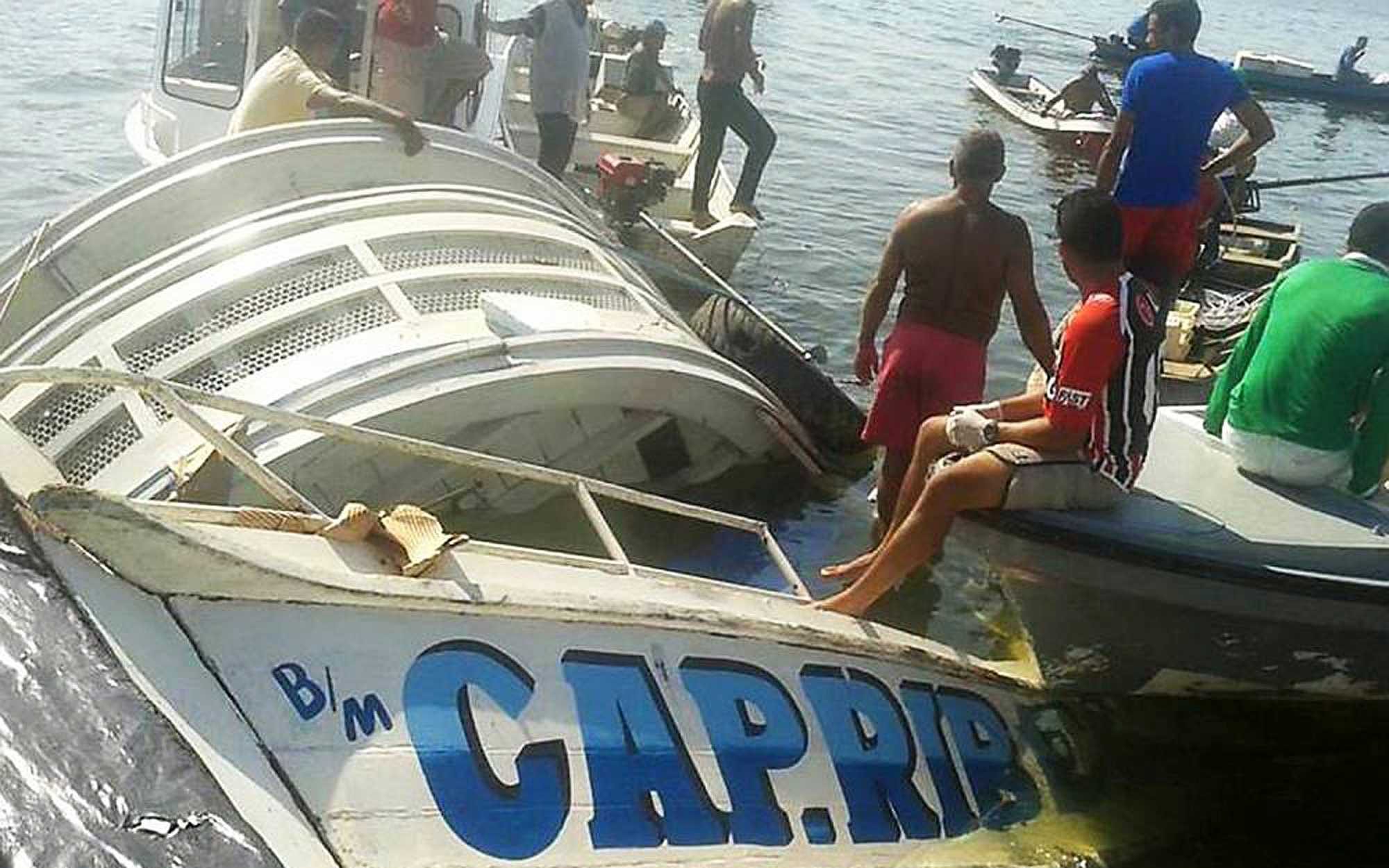 Boat Captain Ribeiro, which sank in Pará state, Brazil