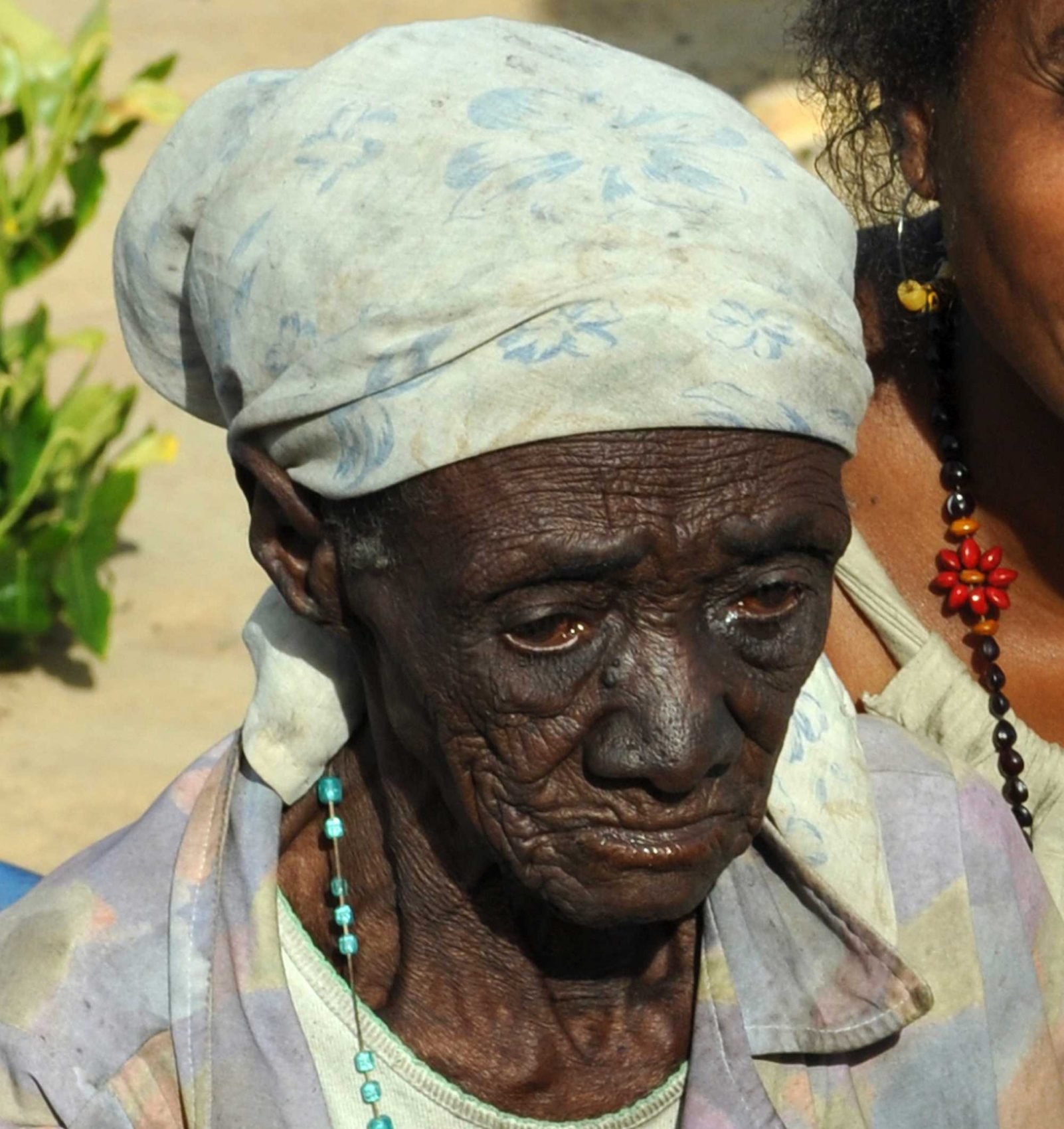 An old quilombola lady from Bahia, in the Brazilian northeast
