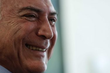 IMichel Temer, during interview to daily newpaper Estadão / Marcos Corrêa/PR