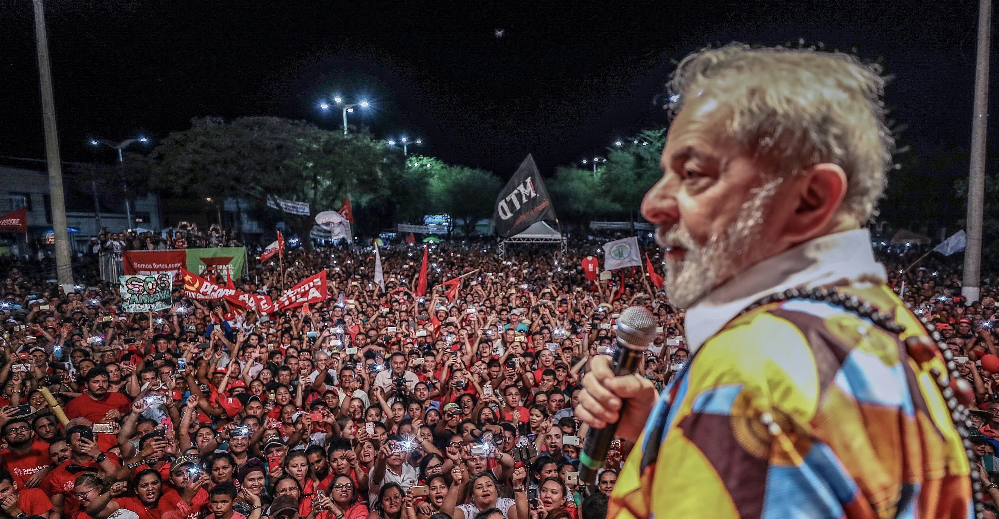 Lula gives speech at For Democracy and More Rights in Ceará state - Photo: Ricardo Stuckert