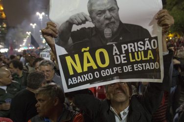 Popular protest against Lula's prison