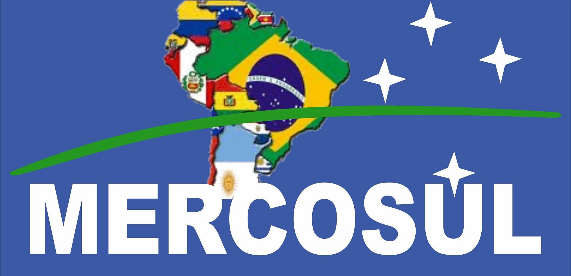 The Mercosur countries: Brazil, Argentina, Uruguay, Paraguay