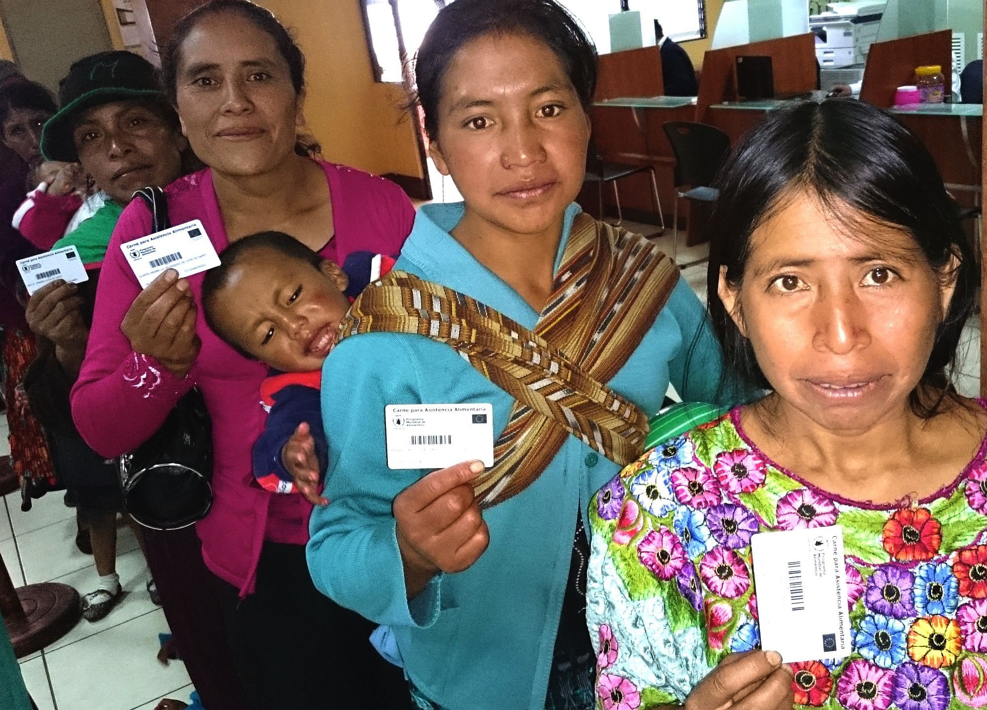 Guatemalan women fleeing their country