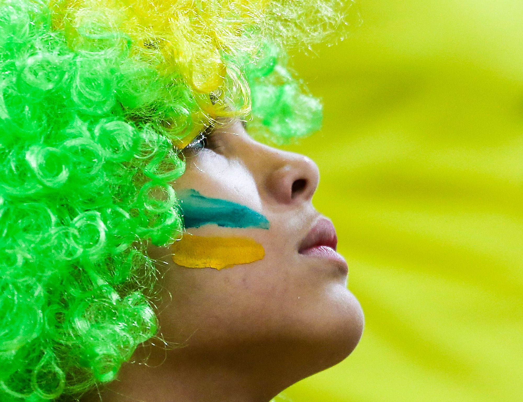 A Brazilian soccer fan. Photo: ABr