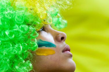 A Brazilian soccer fan. Photo: ABr