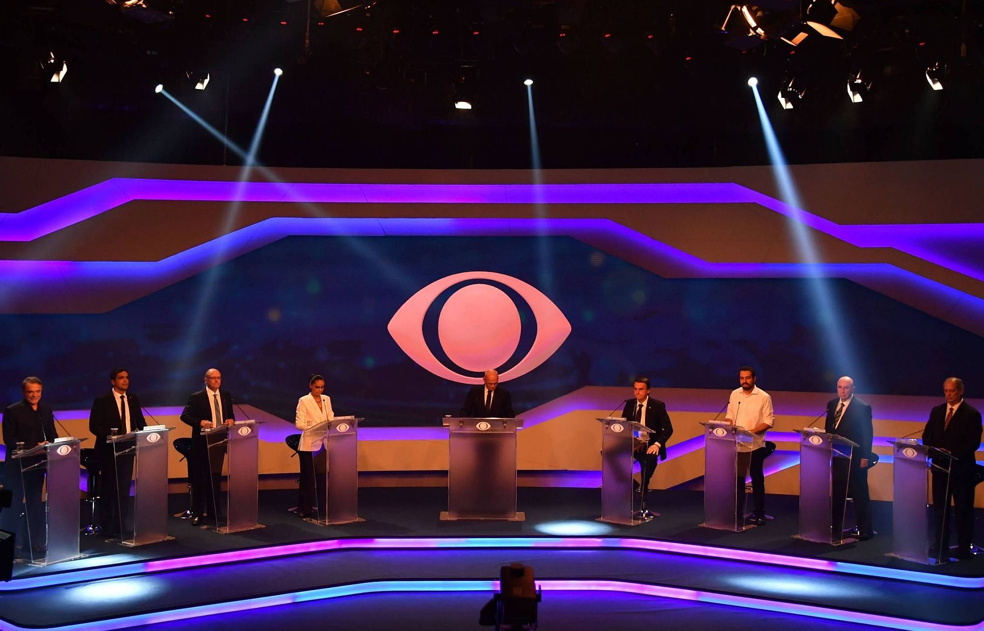 Presidential debate on Brazilian TV