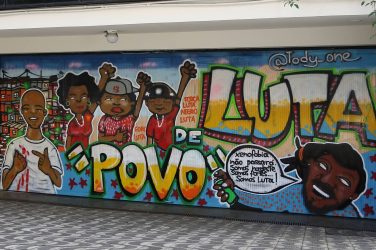 Political mural by graffiti artist Tody One