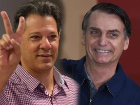 Fernando Haddad and Jair Bolsonaro