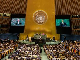 President Michel Temer addresses the opening of the 73rd General Assembly of the United Nations (UN) in New York - Cesar Itiberê/PR