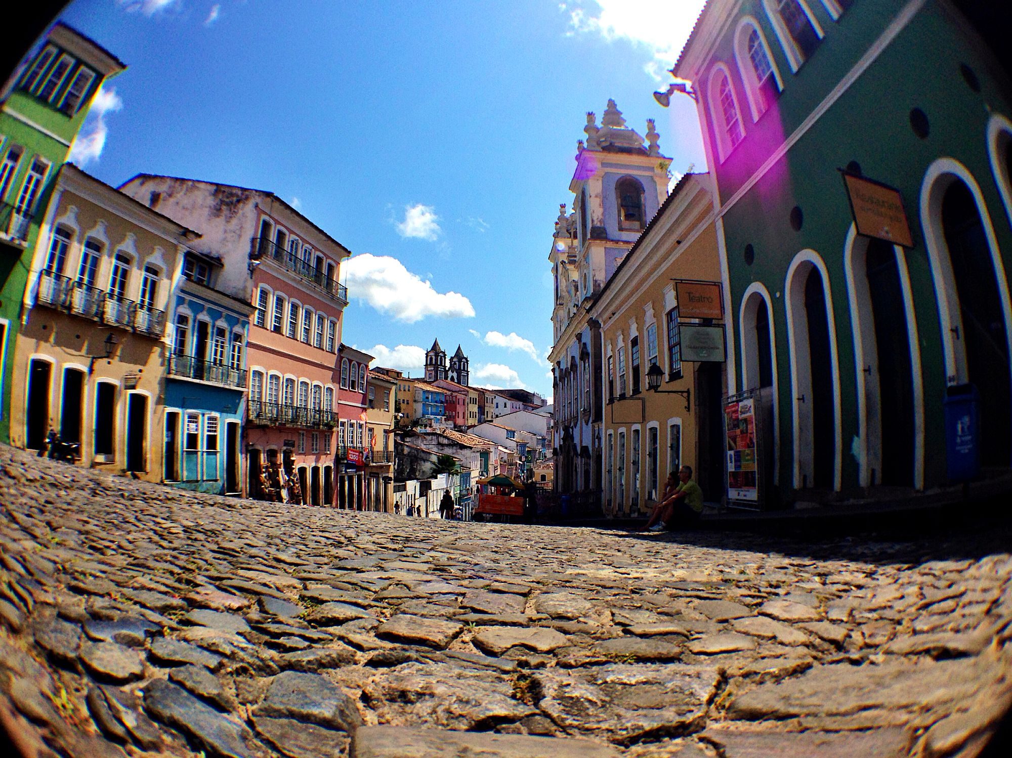 Pelourinho plaza in Salvador, Bahia state, Brazil - Photo by André Urel/Wikipedia