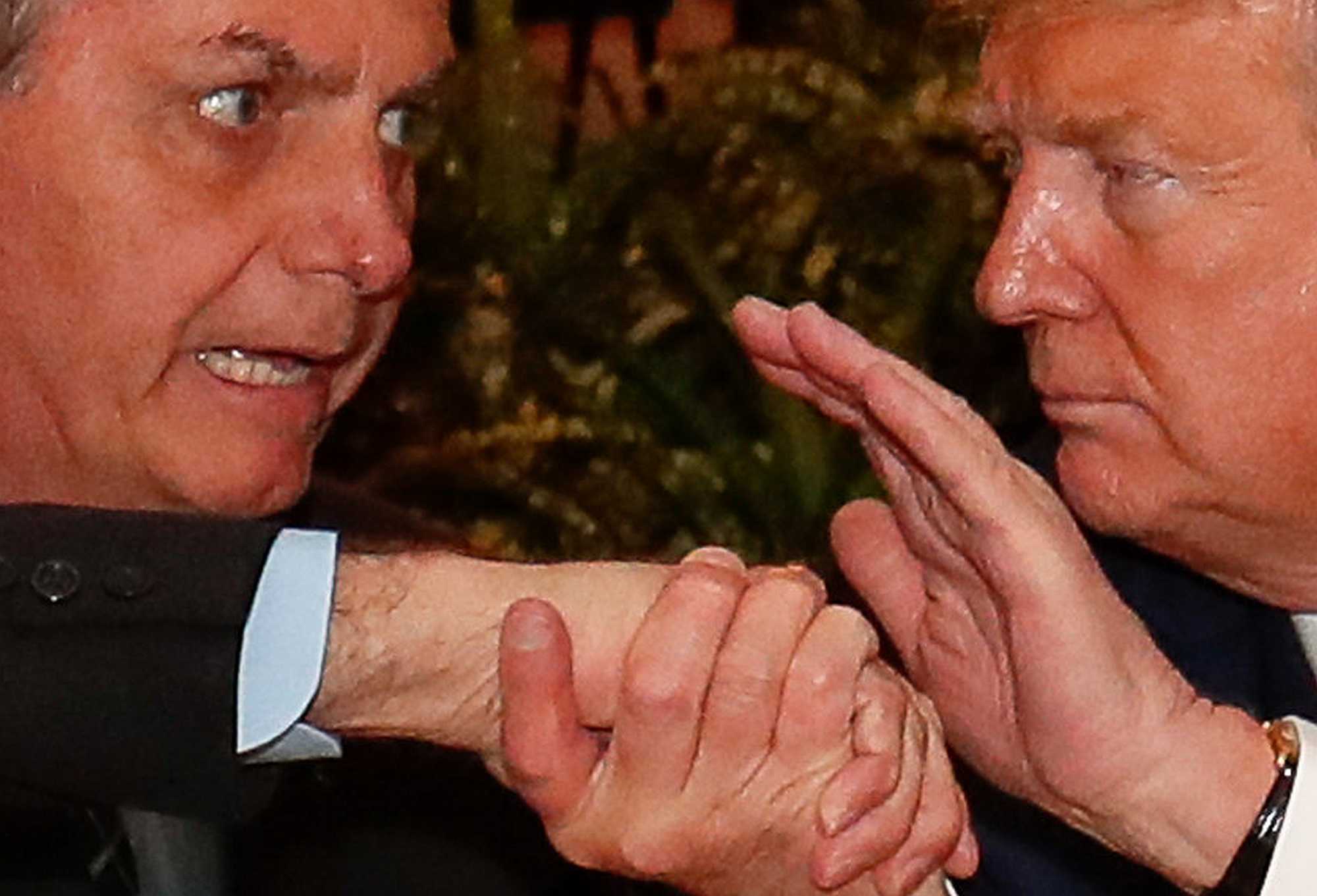 Brazilian president Jair Bolsonaro meets American counterpart Donald Trump in Washington