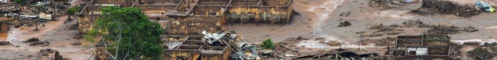 The mine tailings slurry released after the collapse caused 19 deaths - Antonio Cruz/Agência Brasil