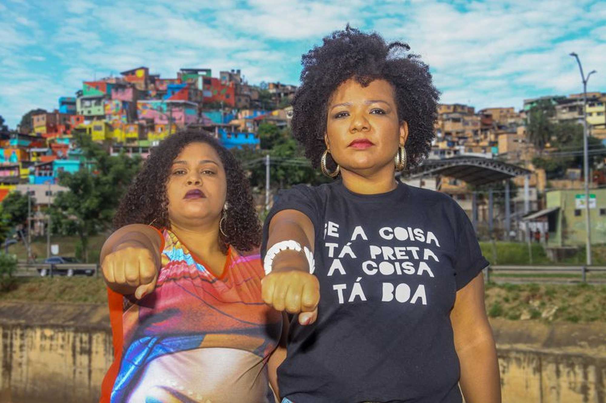 Taina Rosa (left) and Lauana Nara, candidates in this week's municipal elections, want more Black women in office. | Credit: Dokttor Bhu Bhu and Allan Calisto
