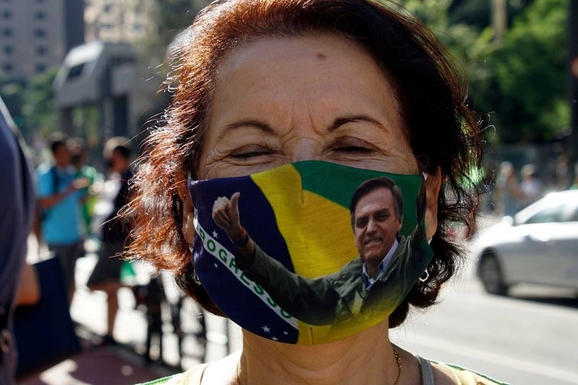 Bolsonaro's supporters took to the streets in June 2020 in support of the federal government | Szucinski/Alamy Stock Photo