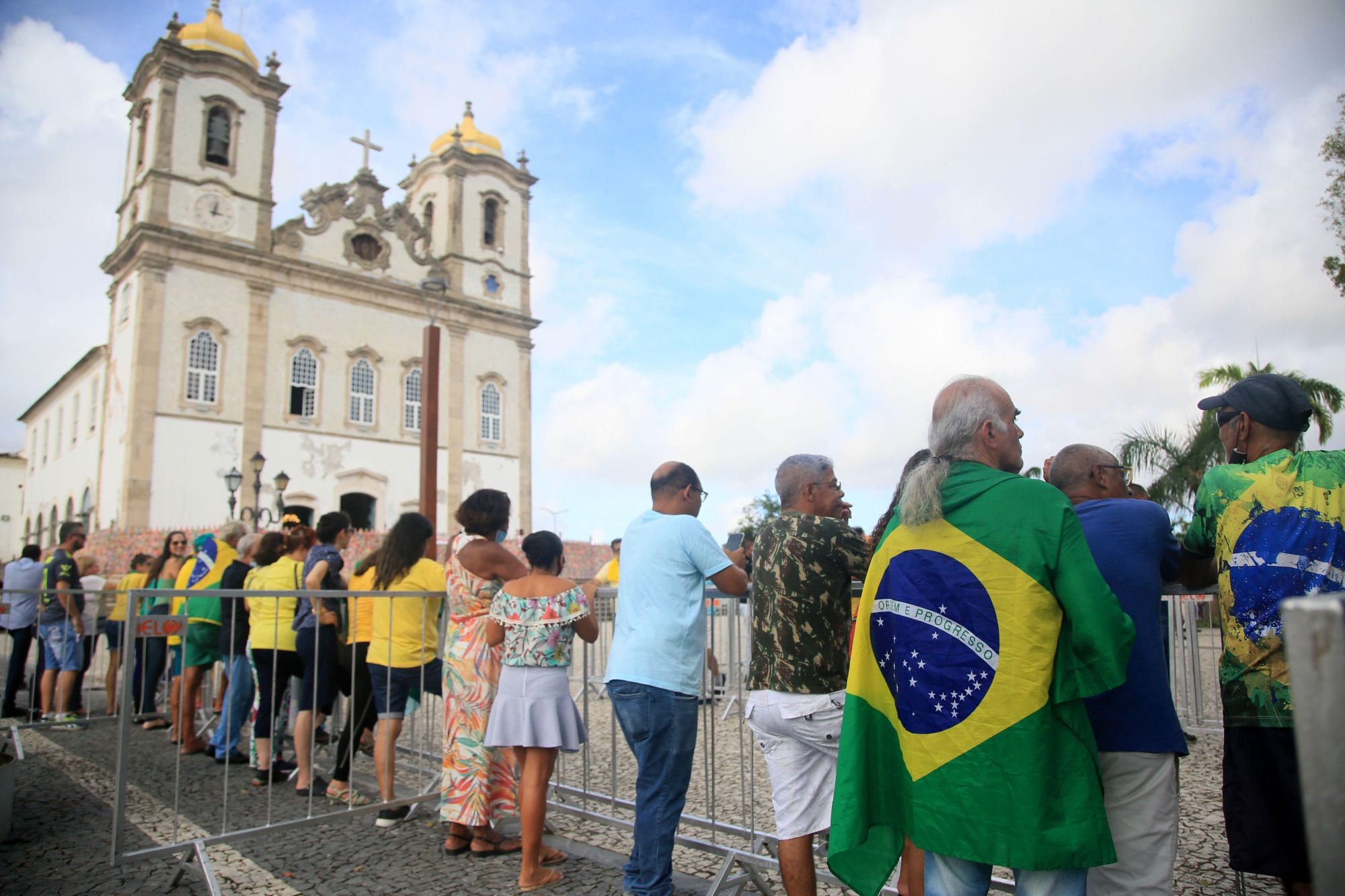 Brazilian leader Jair Bolsonaro is attempting to win the Christian vote in the upcoming election. Joacy Souza/Alamy