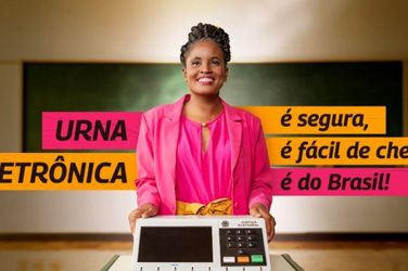 From the page of the Supreme Electoral Court, with philosopher, Djamila Ribeiro. “Electronic Voting Machines: it’s safe, it’s easy to check, it’s Brazil’s!”