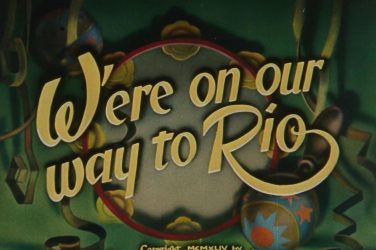 Paramount Pictures title card for ‘W’ere on our Way to Rio’ (1944)