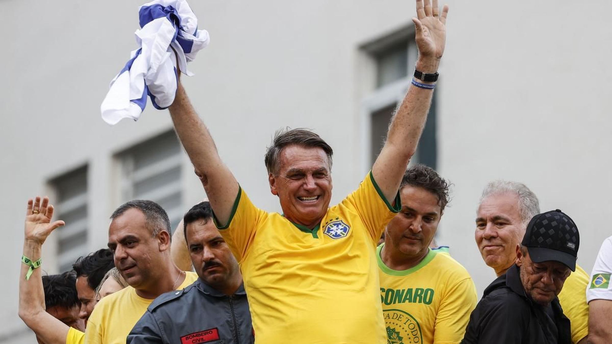 “I seek pacification, to erase the past and find a way for us to live in peace,” Bolsonaro told his followers