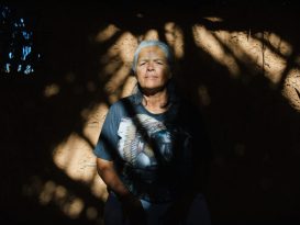 Socorro Kapinawá, an Indigenous leader in Malhador village, Kapinawá territory. Photo by Xavier Bartaburu/Mongabay.